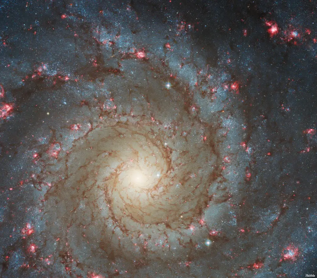 Awesome view of Galaxy Messier 74